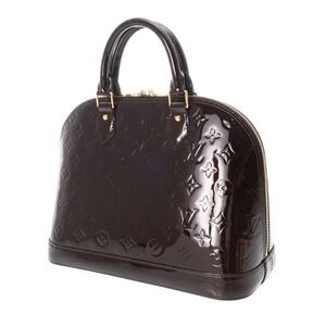 Louis Vuitton Handbag Purple Amarante Vernis Monogram Alma